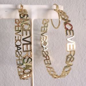 Versace earrings hoops